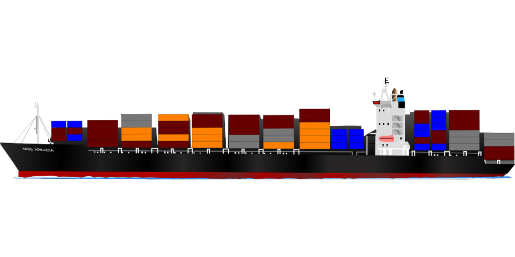 Figure 1. Shipping cargo across the globe (source: Pixabay)